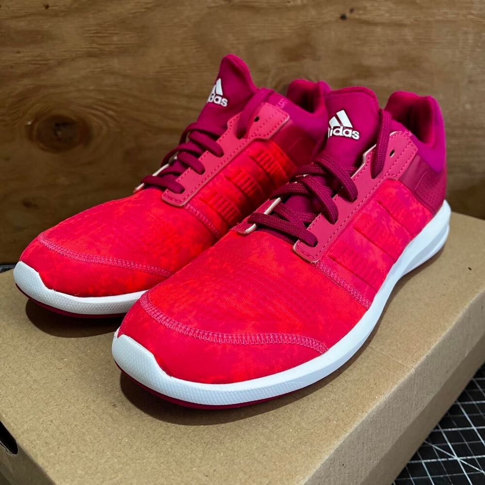 Adidas Red and Pink Trainers